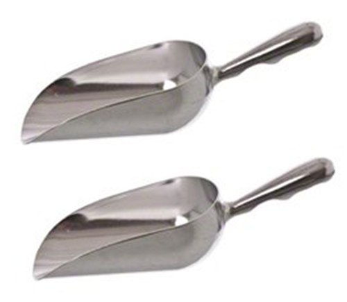 2. 5 oz. Cast Aluminum Scoop