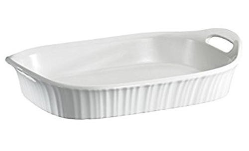 4. Cornigware French White Oblong Casserole