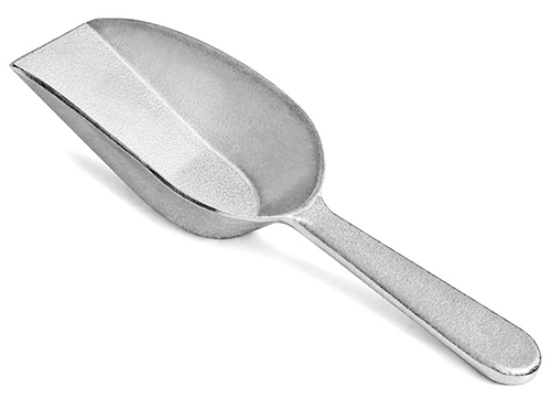 10. New Star 34660 Cast Aluminum Flat Bottom Utility Scoop