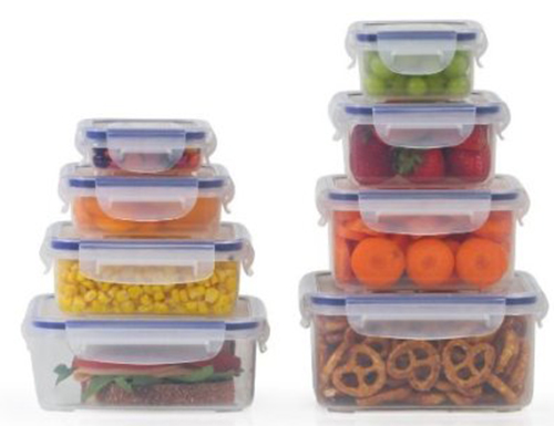 8. Popit Little Big Box Food Plastic Container Set