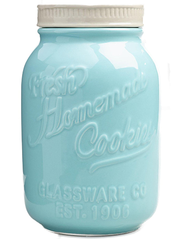 1. Mason Jar Ceramic Cookie Jar