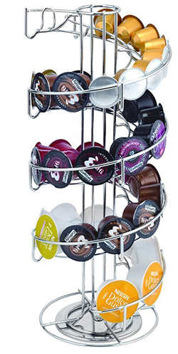 9. Toplife Nespresso Coffee Capsules Holder Carousel