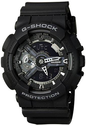 4. G-Shock GA110-1B Military Series Watch Black