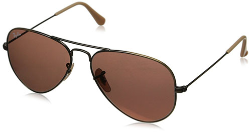 2. Ray-Ban Aviator RB3025 Large Metal Aviator Sunglasses