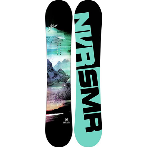 2. Never summer infinity snowboard for women