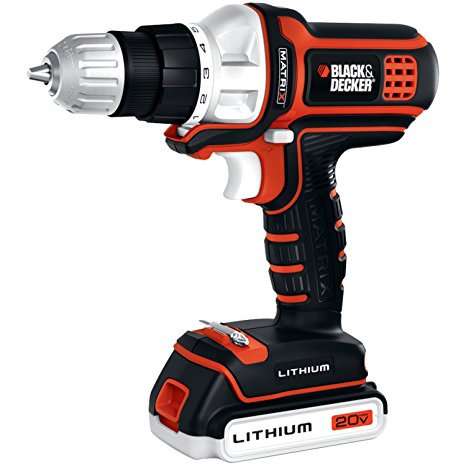 7. Black & Decker MAX Lithium-Ion Matrix Cordless Drill