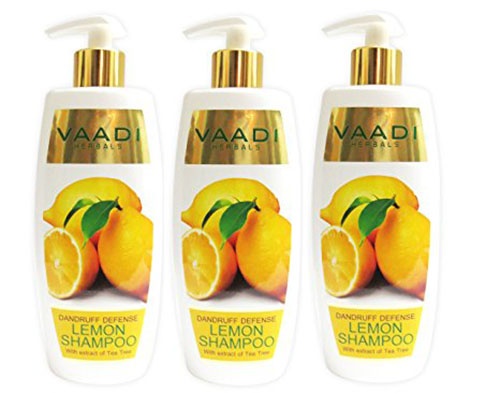 6. Lemon with Tea Tree Extract Shampoo