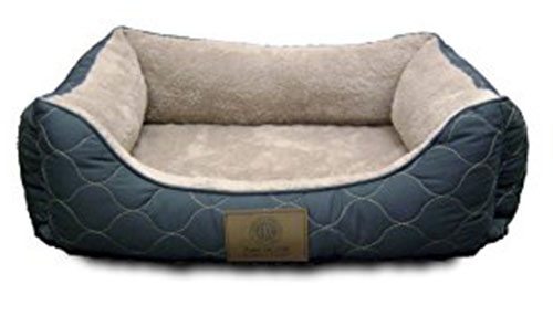 9. Orthopedic Circle Stitch Cuddler Pet Bed