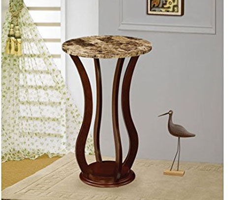 6. Coaster Home Furnishings 900926 Transitional Accent Table, Cherry