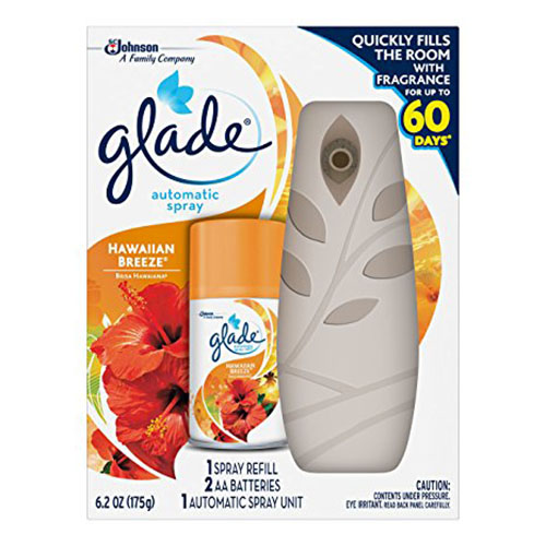6. Glade Automatic Spray Air Freshener Starter Kit, Hawaiian Breeze (6.2 oz)