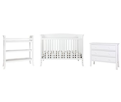 3. Tyler 5-Piece Nursery Set White