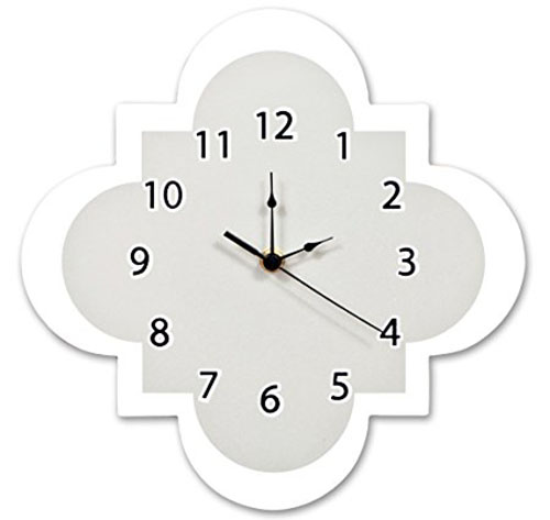 8. Trend Lab Quatrefoil Wall Clock