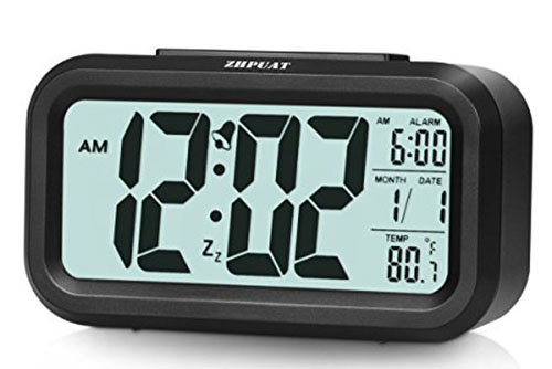 1. Smart Backlight Alarm Clock