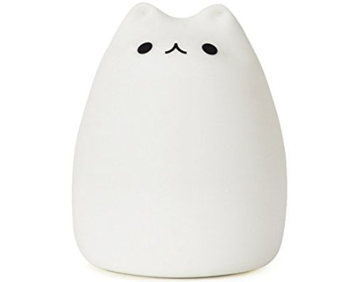 6. GoLine Cute Kitty LED Children Night Light