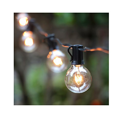 10. Brightown 25Ft G40 Black String Lights