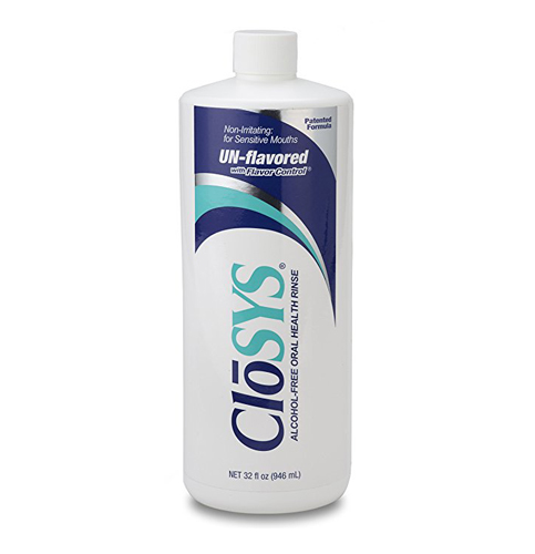 9. CloSYS Original Unflavored Mouthwash