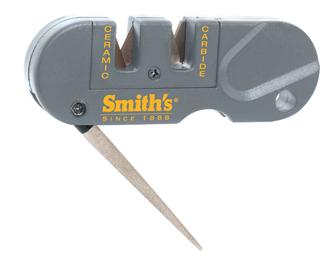 10. Smith's PP1 Pocket Pal Multifunction Sharpener, Grey