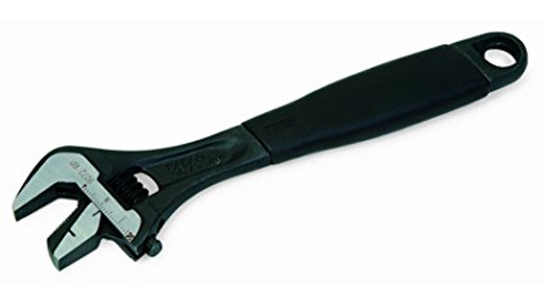 8. Bahco 9072 RP US Adjustable Ergo tubular wrench, 10 inches, dark   