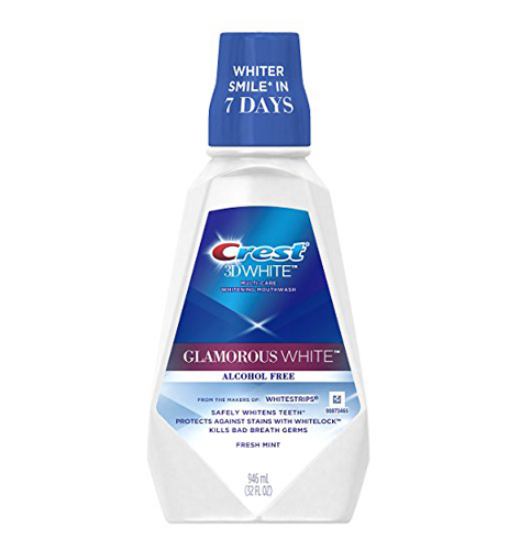 3. Crest 3D White Luxe Glamorous White Multi-Care Mouthwash 