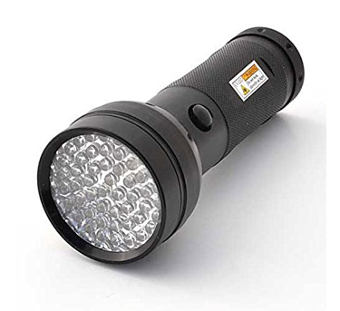 10. LEDwholesalers 395nM Ultraviolet Black light Flashlight, 51-LED, 7202UV395