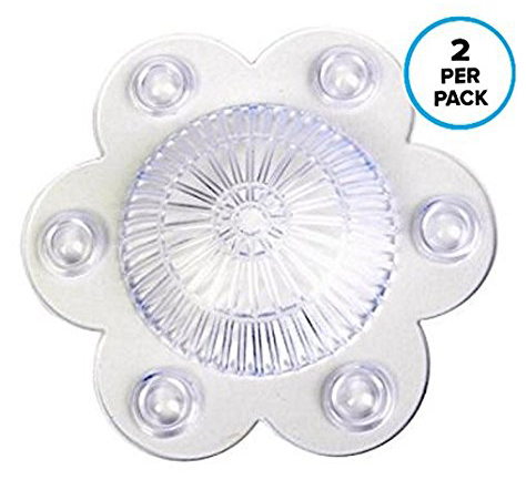 6. SlipX Solutions Stop-A-Clog Drain Protectors (2 Pack) – PVC