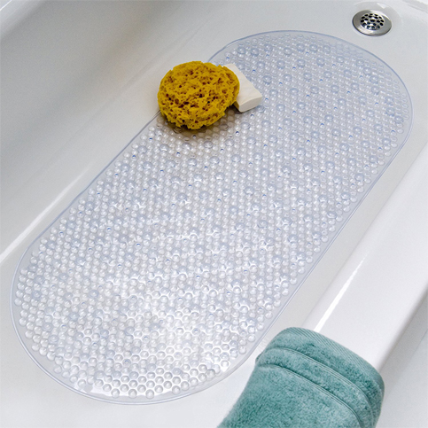 5. 15” by 35” Mildew resistant Bubble bath mat