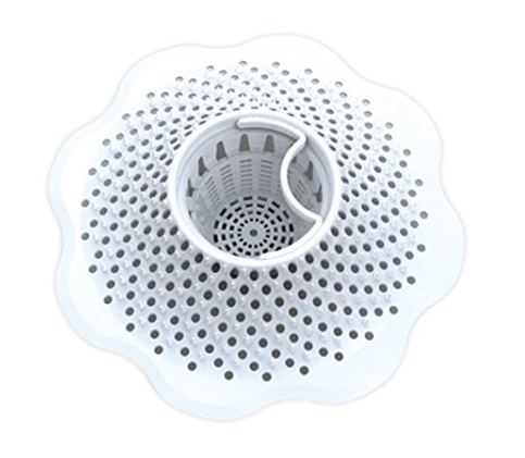 9. Danco 10306 White Microban Hair Catcher