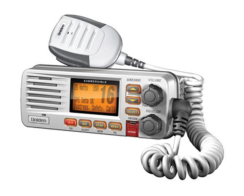 7. Uniden UM380 Fixed Mount Class D VHF Marine Radio