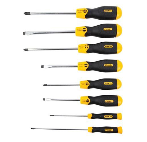   8. STANLEY 91-541 Cushion Grip Screwdriver Set, 8-Piece   