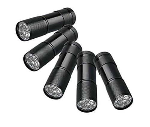 5. Findway 5 UV Ultraviolet Blacklight Flashlight, 9 LED