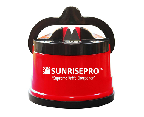 8. SunrisePro Knife Sharpener, USA patented, Original, Red