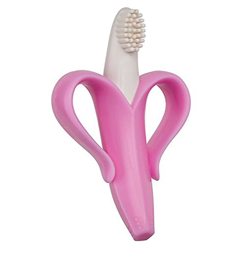 10. Baby Banana Bendable Training Toothbrush