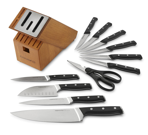 4. Calphalon 12 Piece Knife Block Set