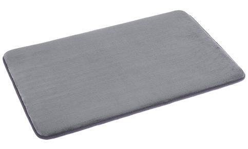 1. AmazonBasics Non-Slip Memory Foam Bathmat