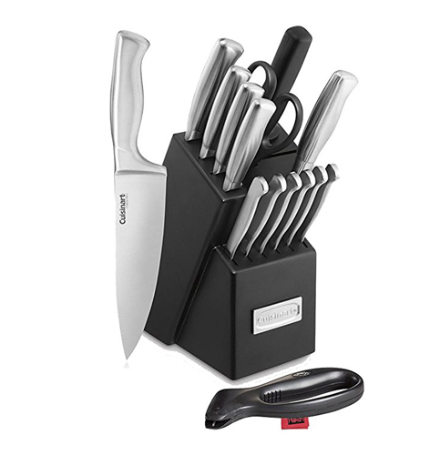 11. Paksh Novelty 16-Piece Kitchen Knife Block Set