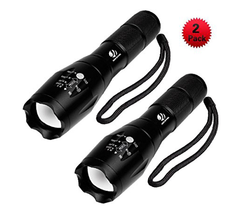 7. YiFeng XML-T6 2 pack Tactical Flashlight