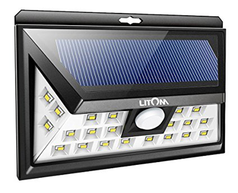 1. Litom 1 Pack 24 LED Solar Lights