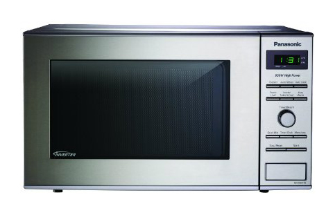 2. Panasonic NN-SD372S Stainless 950W 0.8 Cu. Ft. Countertop Microwave with Inverter Technology 