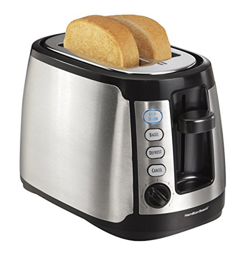 2. Hamilton Beach 22811 Keep Warm 2-Slice Toaster