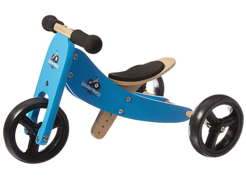 1. Kinderfeets Wooden Balance Bike and Tricycle