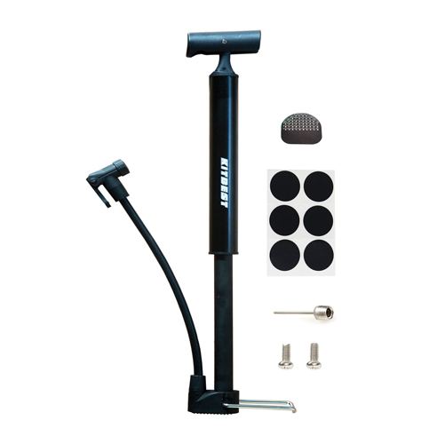 bv bicycle ergonomic bike floor pump