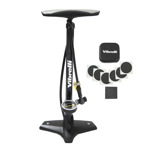 10. Vibrelli Performance Bike Floor Pump