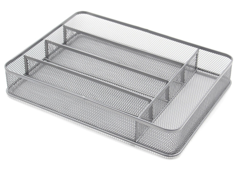 9. Compartment Mesh Kitchen Cutlery Trays