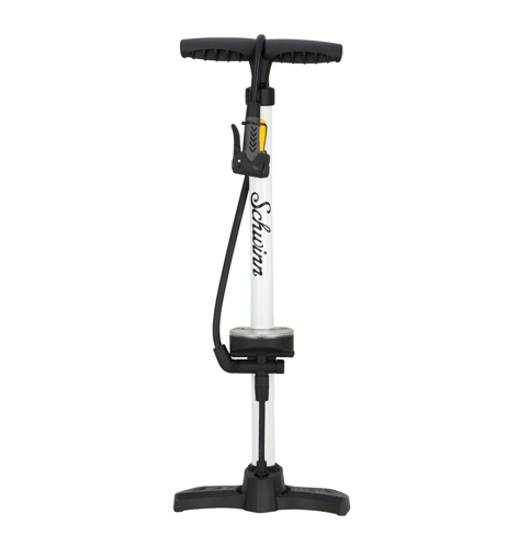 9. Schwinn 5 in 1 Floor Pump With Gauge 