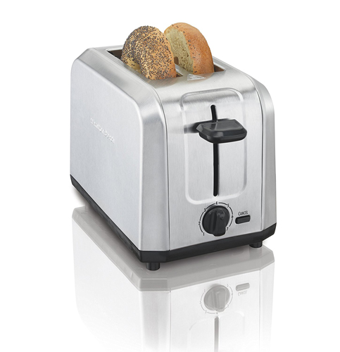 10. Hamilton Beach 22910 Brushed Stainless Steel 2-Slice Toaster