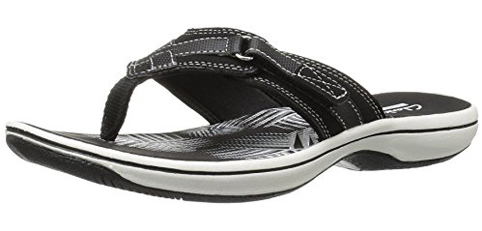 2. Clarks Women's Breeze Sea Flip-Flop 