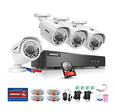 10. ANNKE Security Camera System 8-Channel 1080P Late Video DVR