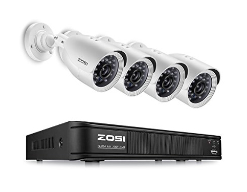 7. ZOSI 8-Channel 720P CCTV Security Camera System