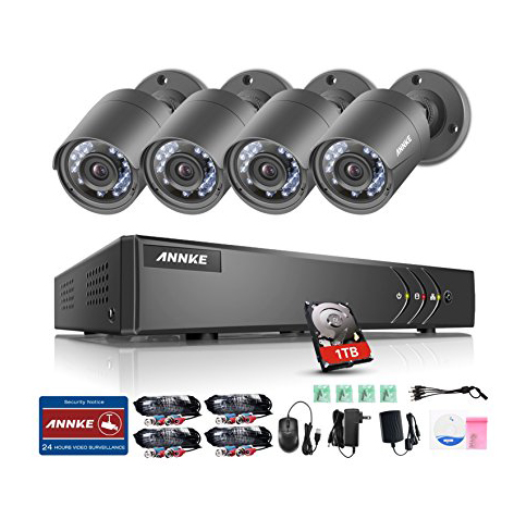 9. ANNKE 8-Channel Security Camera System 5-in-1 1080P lite Video DVR