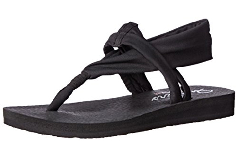 skechers flip flops with back strap